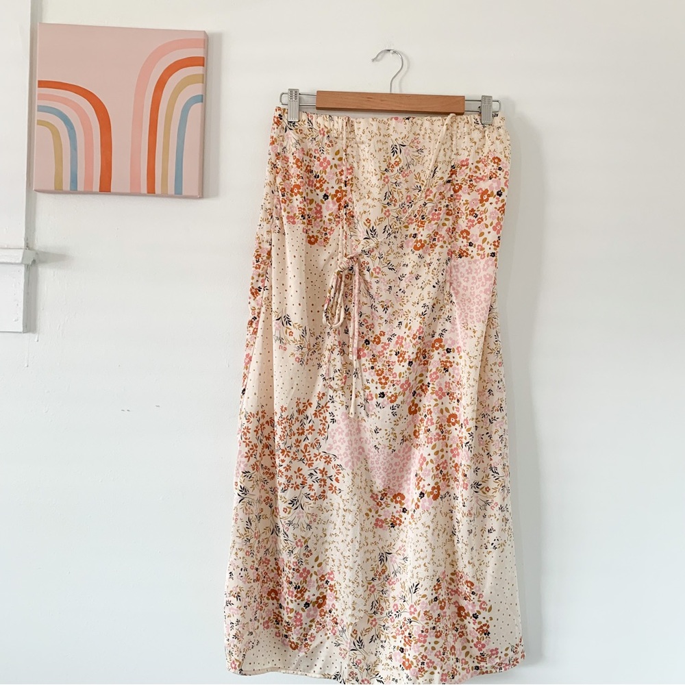 Silky midi skirt women’s